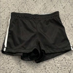 Mesh black soffe shorts
